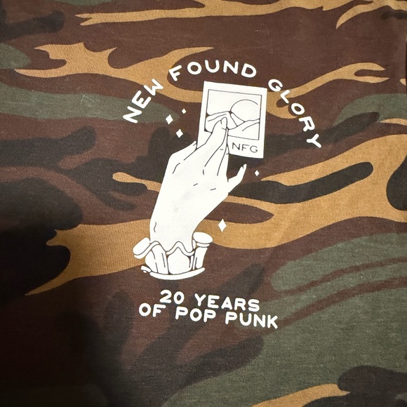 New Found Glory Camo T-Shirt - Picture 3 of 4